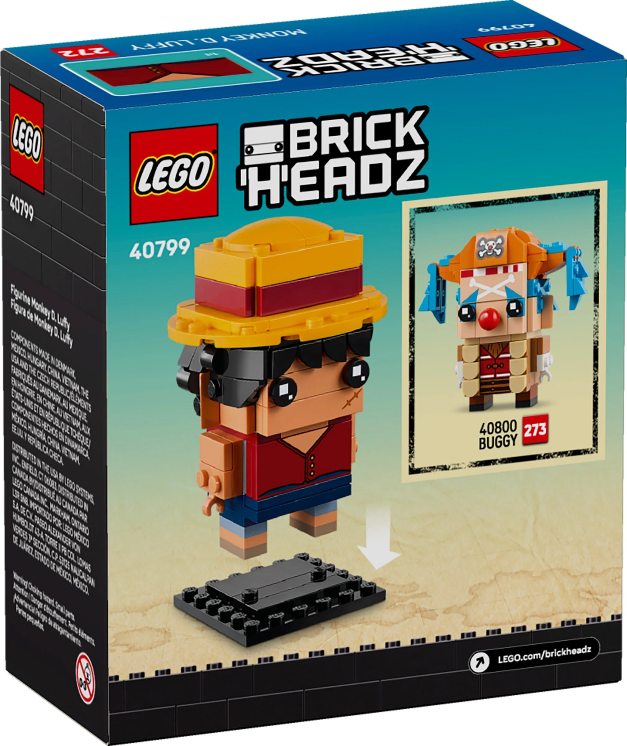 SEAFARING KING MONCH D LUFFY DOLL 乐高 LEGO 40799 image 3