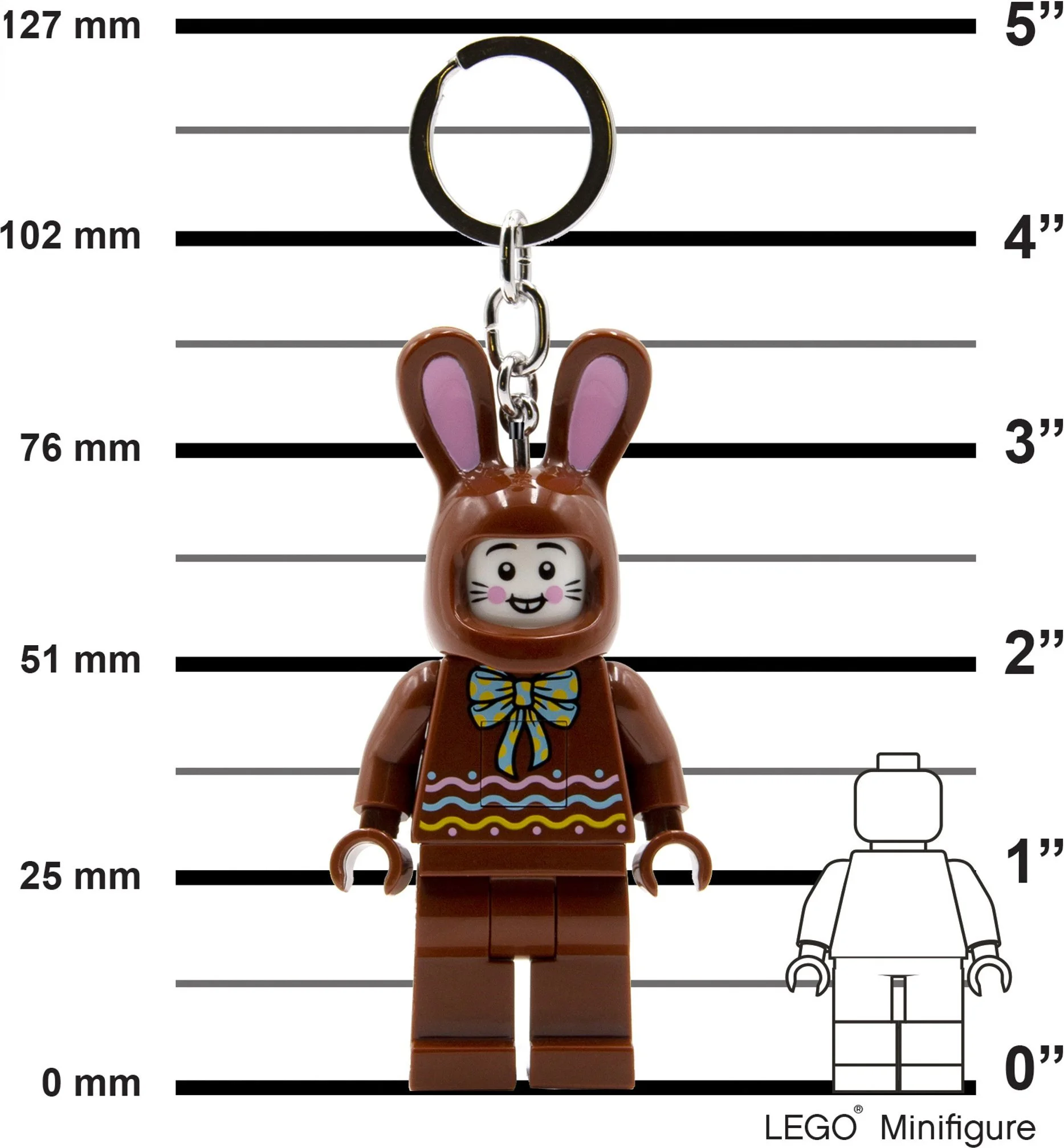 Chocolate rabbit key buttons 乐高 LEGO 5007811 image 2