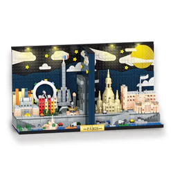 Paris Skyline Bookboard