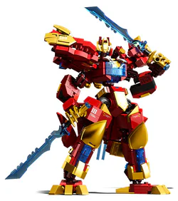 Iron and Steel Armour: The Flaming God, Transforming Dragon Armour Unit