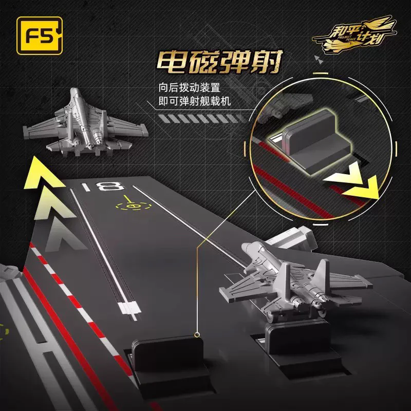 Peace plan: Fujian carrier 1:420 佳奇积木 JAKI F5-C1001 image 2
