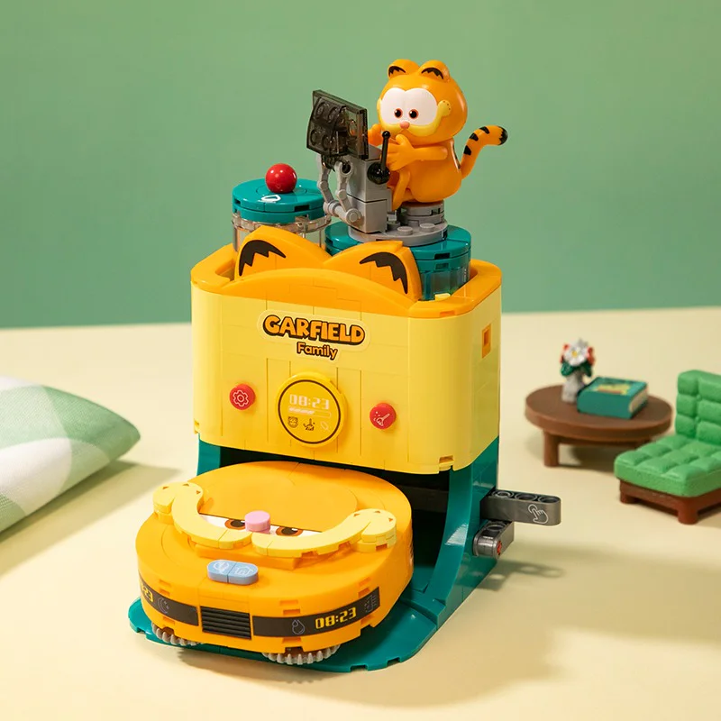 Garfield Cat, funny machine 2.0: Supermassive ground-cleaning robot 拼奇积木 Pantasy 86823