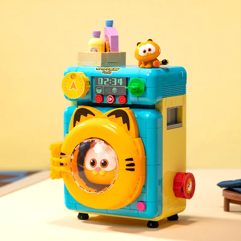 Garfield Cat, funny machine 2.0: Super clean machine 拼奇积木 Pantasy 86821