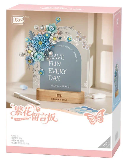 Dream blue, message board 俐智LOZ 4121