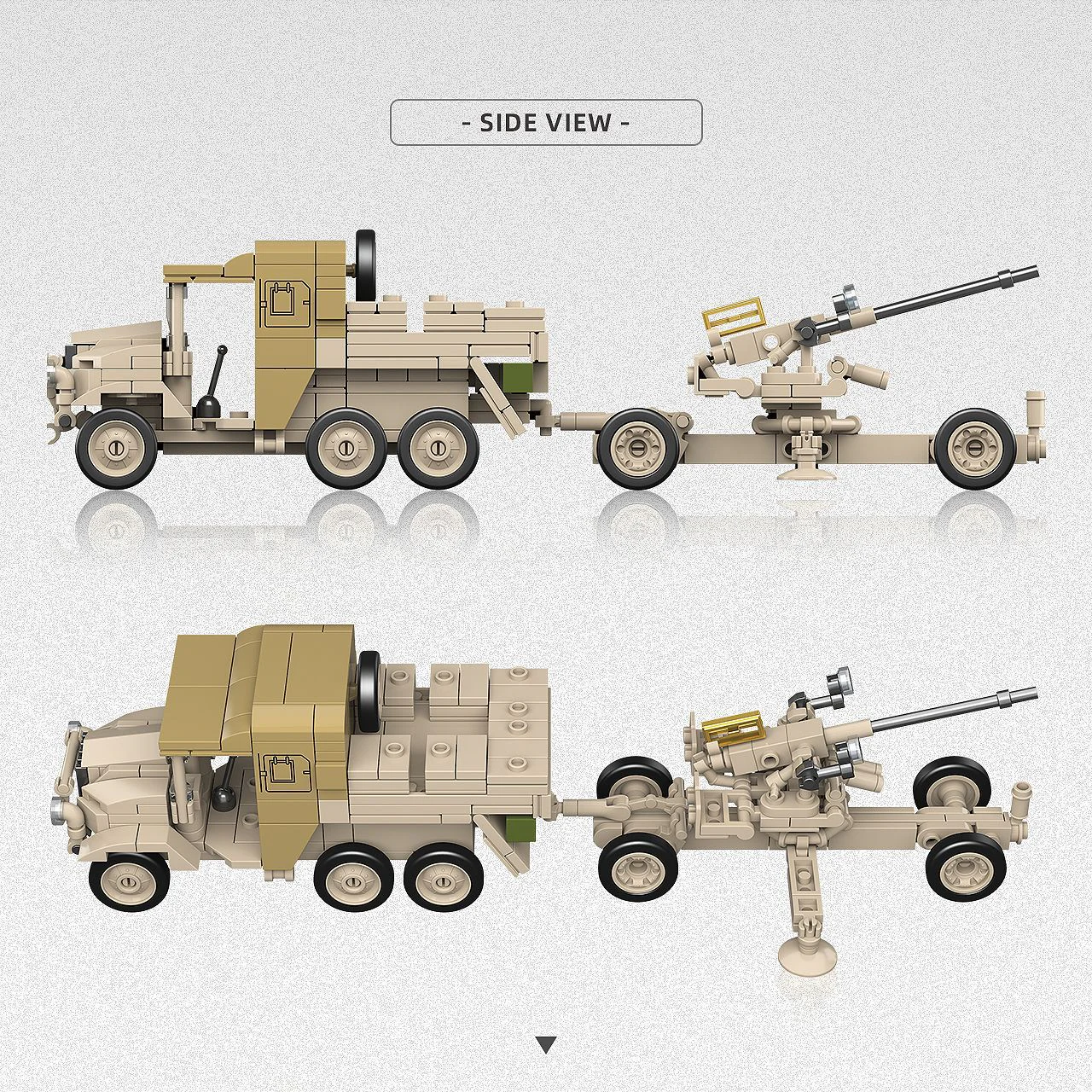 BOPHOS 40 MM L/60 ANTI-AIRCRAFT GUN / MORRIS CDSW 6X4 GUN TRACTOR 1:35 全冠 QUANGUAN 300011 image 3