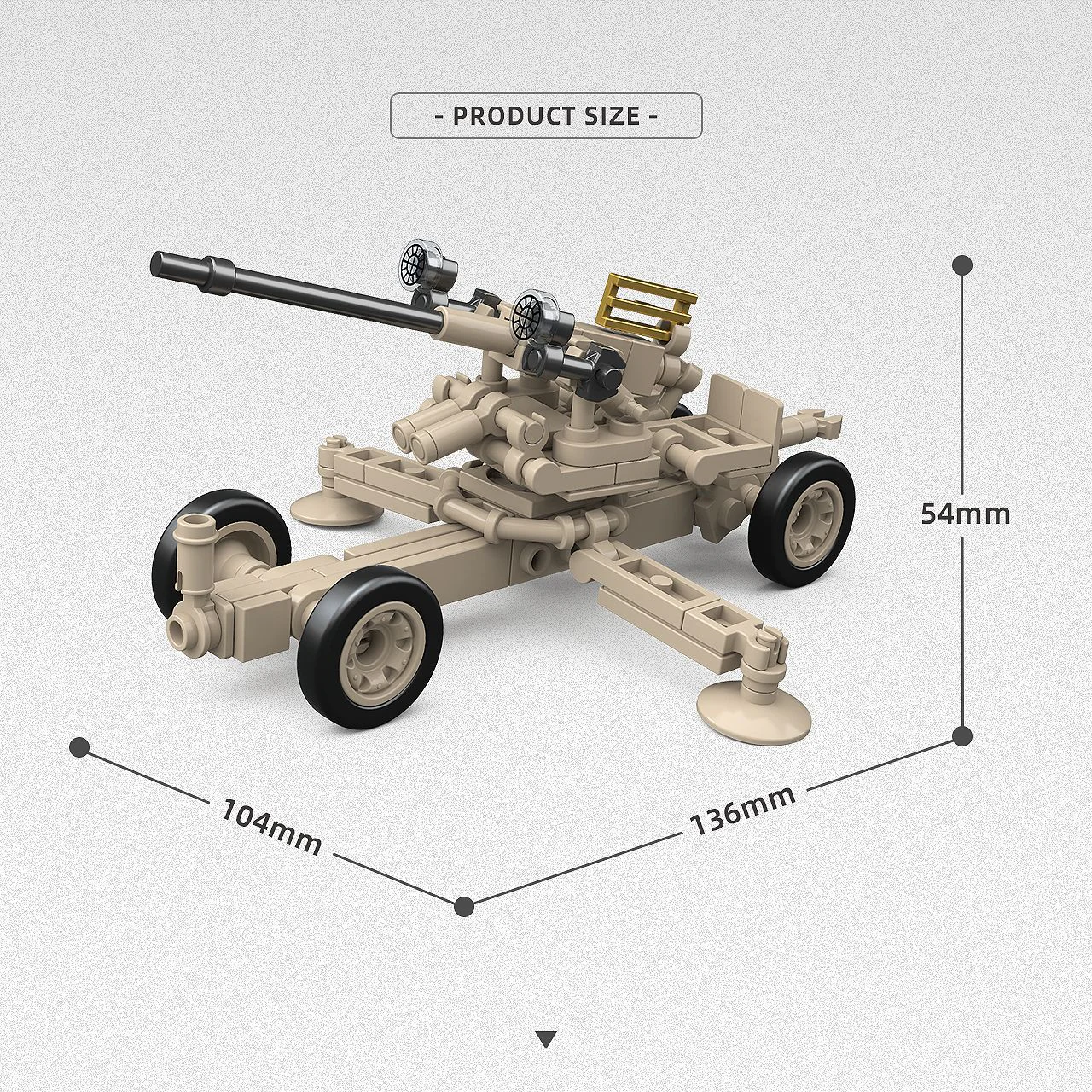 BOPHOS 40 MM L/60 ANTI-AIRCRAFT GUN / MORRIS CDSW 6X4 GUN TRACTOR 1:35 全冠 QUANGUAN 300011 image 4
