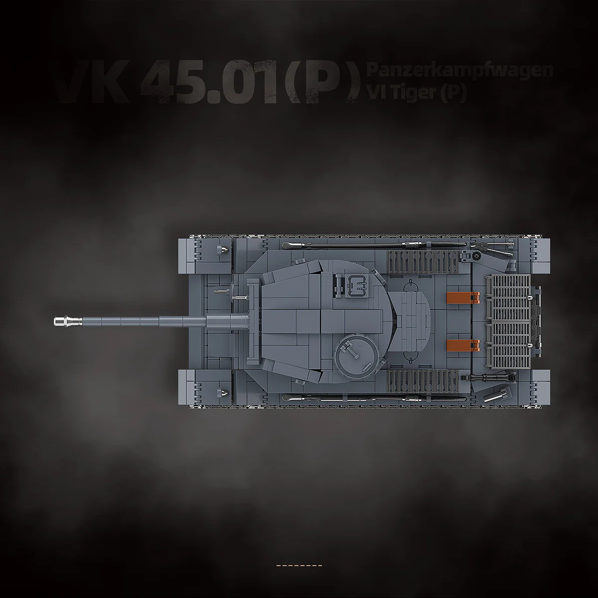 GERMAN TIGER P TANK VK 45.01 (P) 全冠 QUANGUAN 100308 image 6