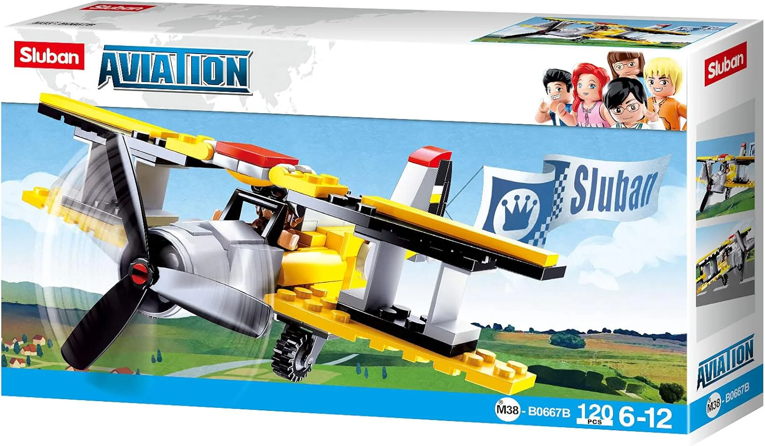 Propulsion aircraft 小鲁班 Sluban M38-B0667B