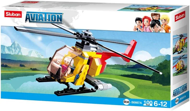 Helicopter 小鲁班 Sluban M38-B0667A image 1