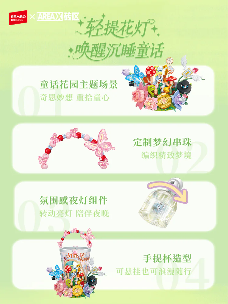 Dream travel fairy tales: Wonderland 森宝 SEMBO AF0004 image 3