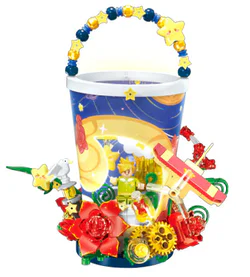 Dream travel fairy tales: roses love, lights on the cup