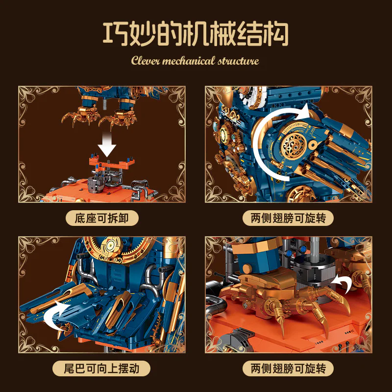Steam punk owl 杰星 JIESTAR JJ9171 image 5
