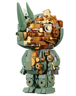 National reproduction: rhinoceros and brass armor