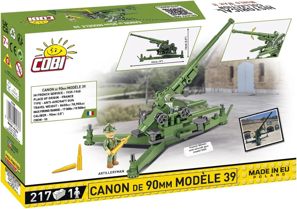 Canon de 90mm Model 1939 Anti-Aircraft COBI 2294 image 2