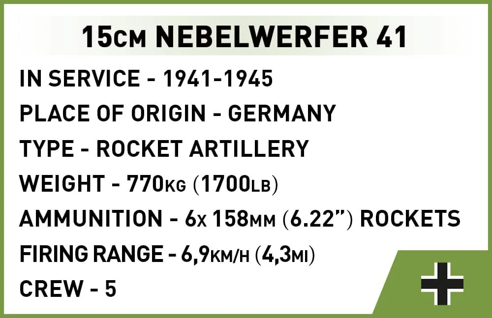 15cm Nebelwerfer 41 COBI 2291 image 3