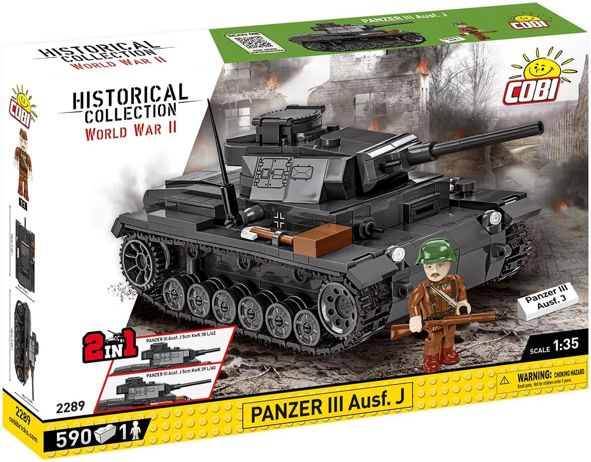 Panzer III Ausf. J Tank COBI 2289 image 1