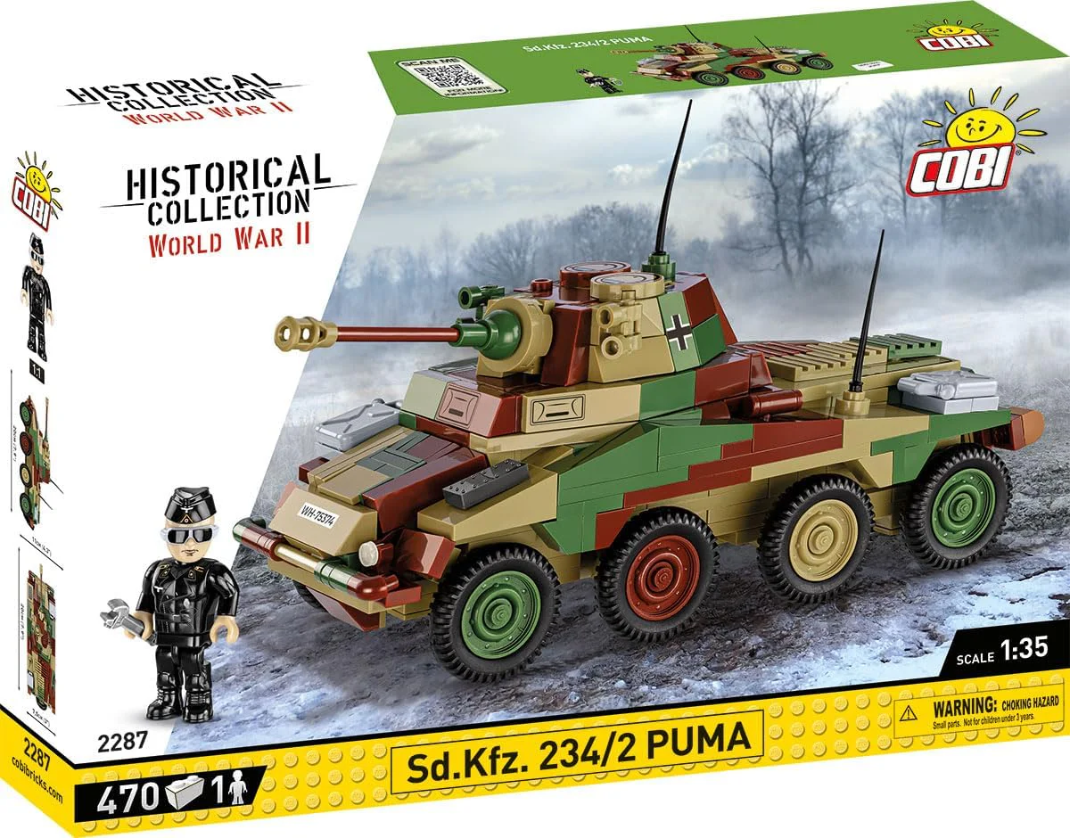 Sd.Kfz 234/2 Puma Vehicle COBI 2287 image 1