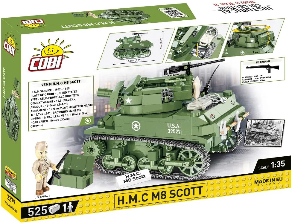 H.M.C M8 Scott Tank COBI 2279 image 2