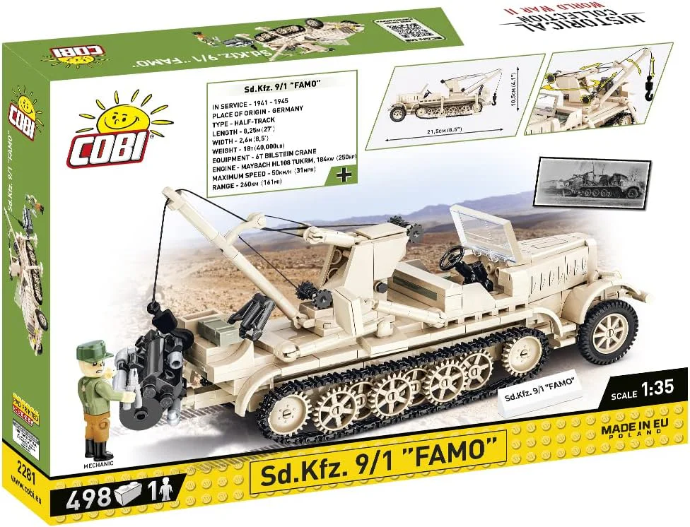 9/1 FAMO Logistics and Repair Crane Vehicle COBI 2281 image 2