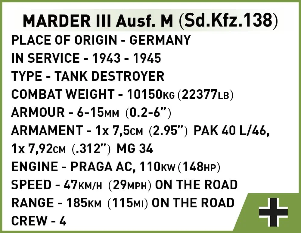 MARDER III AUsf.M COBI 2282 image 3