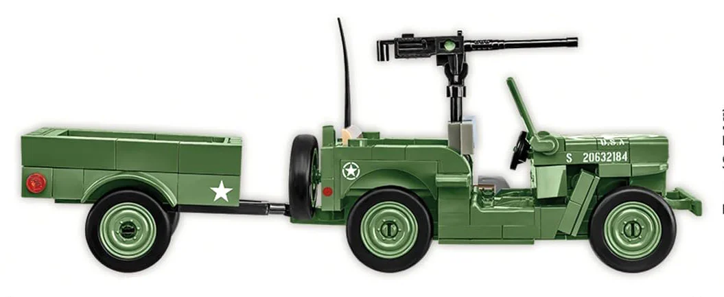 Jeep Willys MB Vehicle with Trailer COBI 2297 image 6