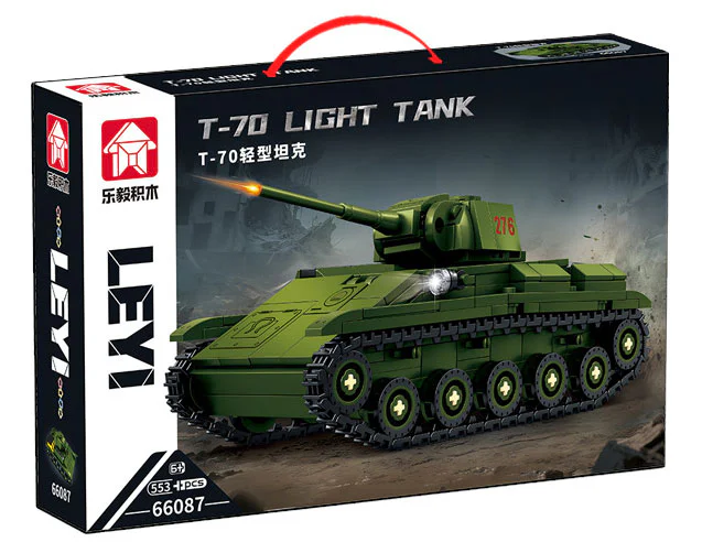 LIGHT TANK T-70 乐毅积木 66087 image 1