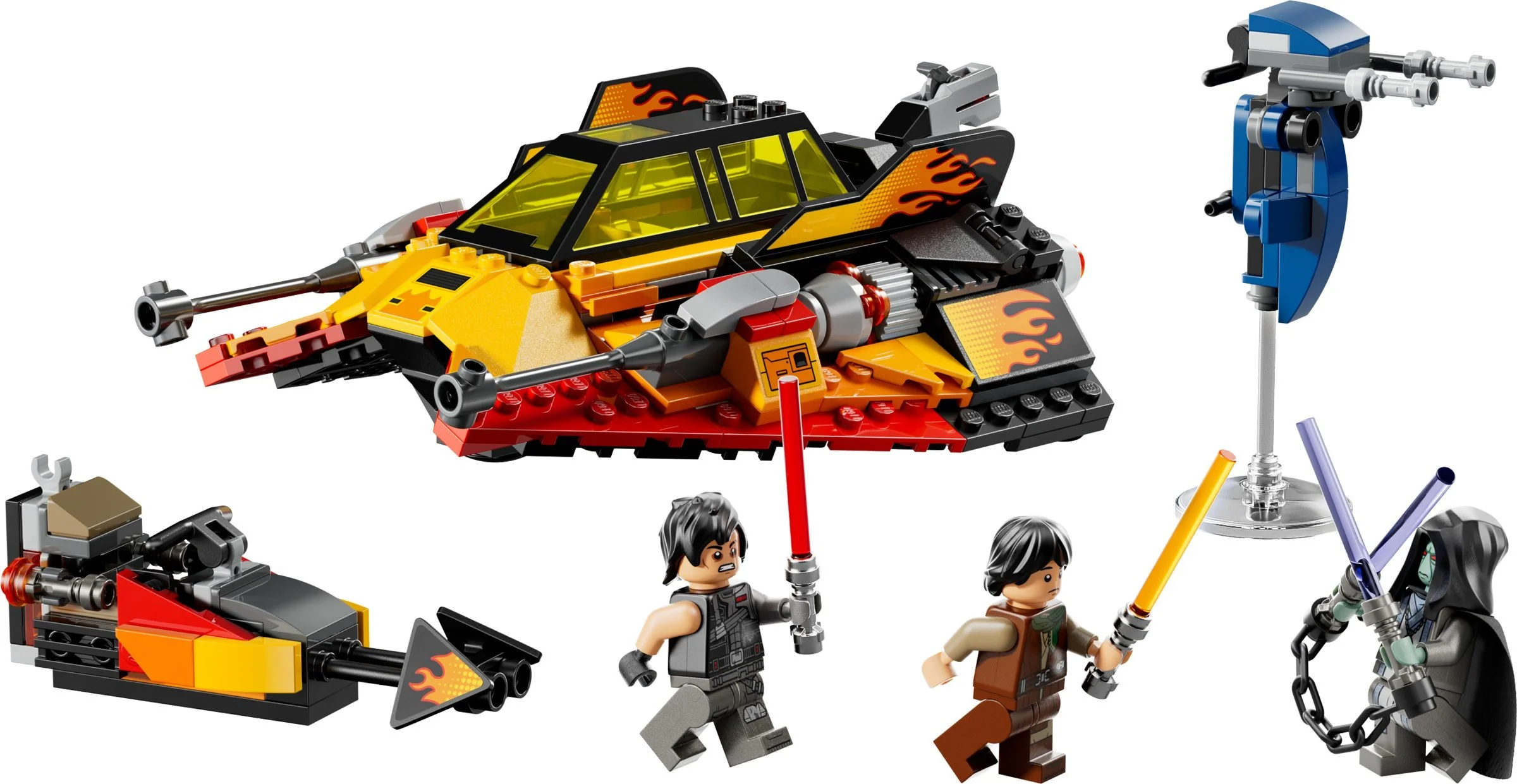 The heat of the Force, the snow planes 乐高 LEGO 75414