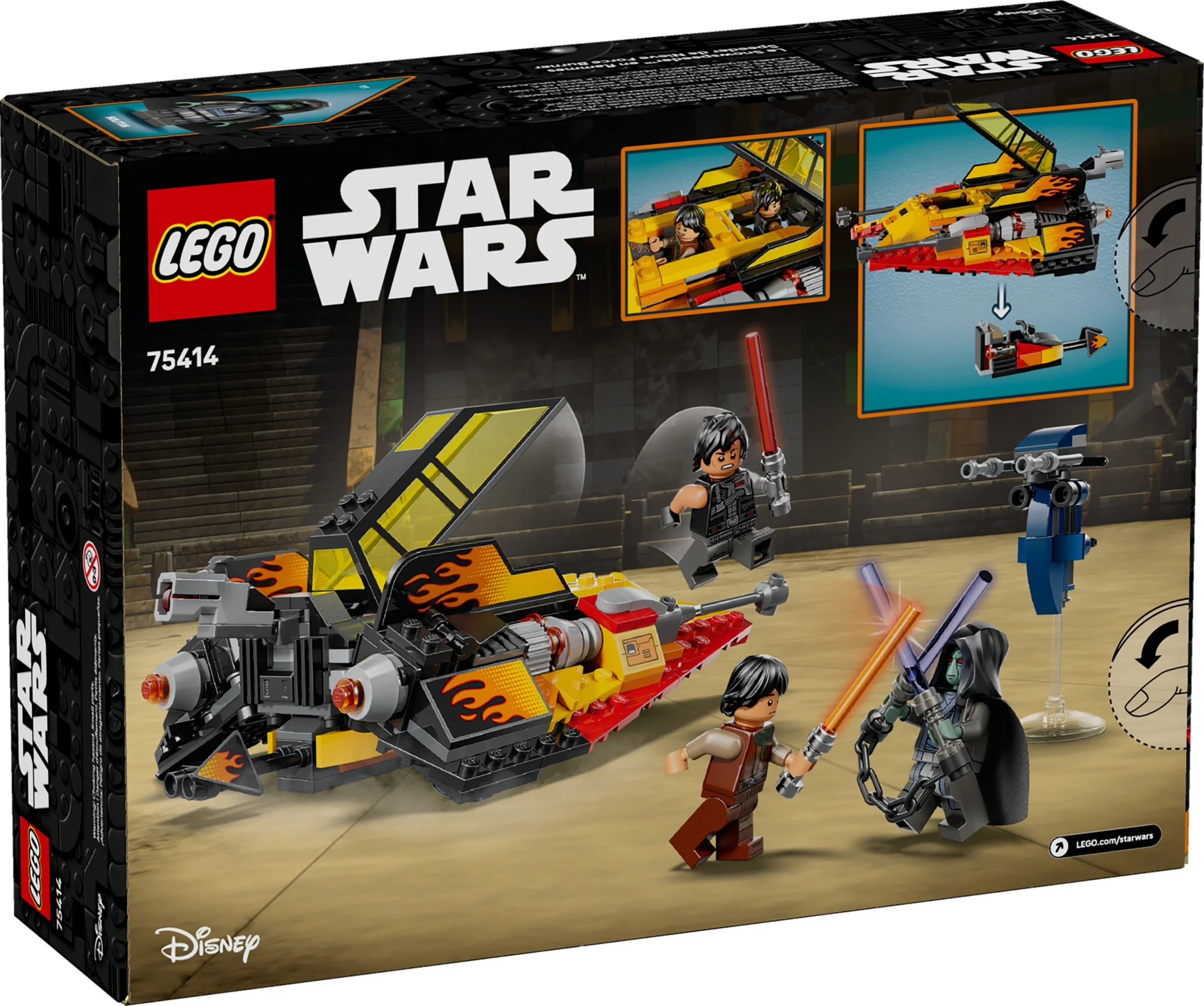 The heat of the Force, the snow planes 乐高 LEGO 75414 image 2