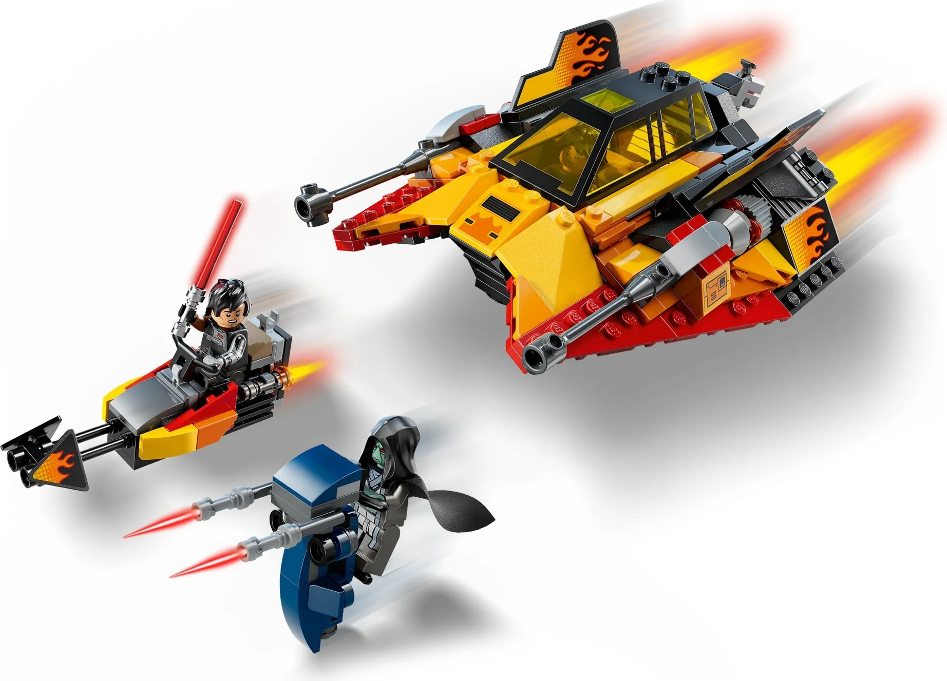 The heat of the Force, the snow planes 乐高 LEGO 75414 image 4