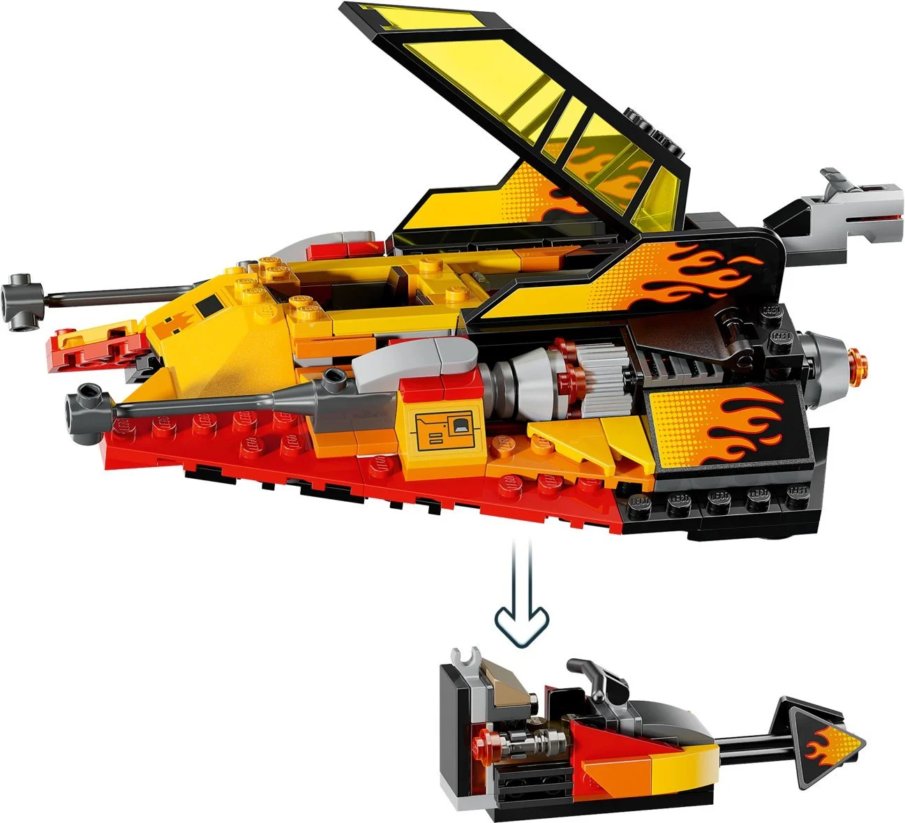 The heat of the Force, the snow planes 乐高 LEGO 75414 image 6