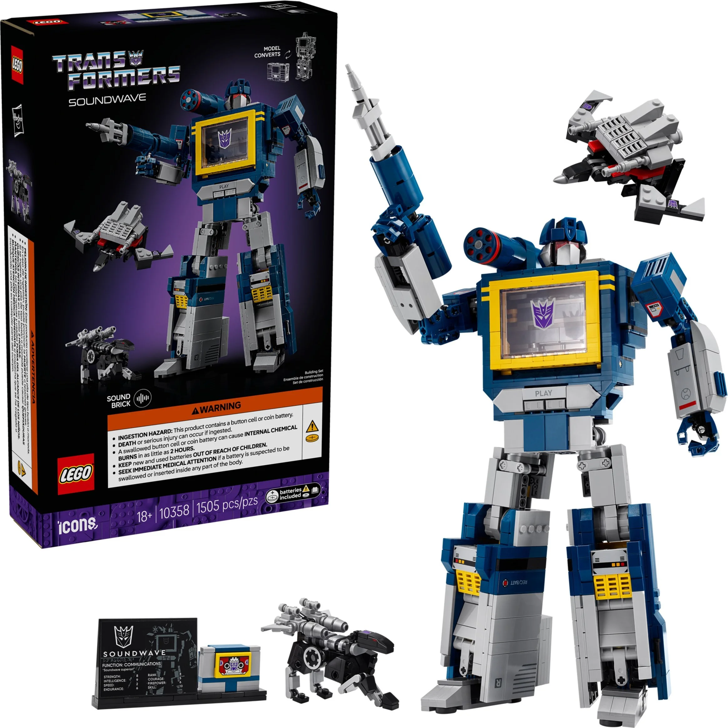Transformer Kong: Soundwave 乐高 LEGO 10358 image 1