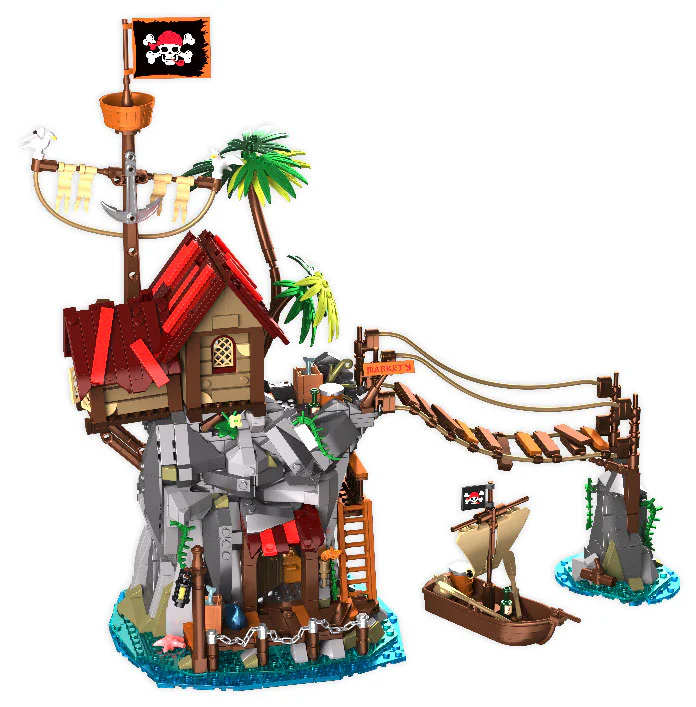 Cliffside Broken Mast Cabin 31112