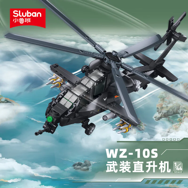 WZ-10S HELICOPTER GUNSHIPS 1:45 Sluban M38-B1558 image 1