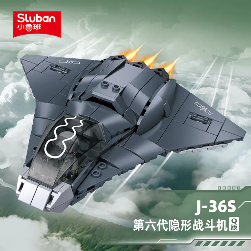 J36S INVISIBLE COMBATER Q VERSION 1:55 Sluban M38-B1586 image 1