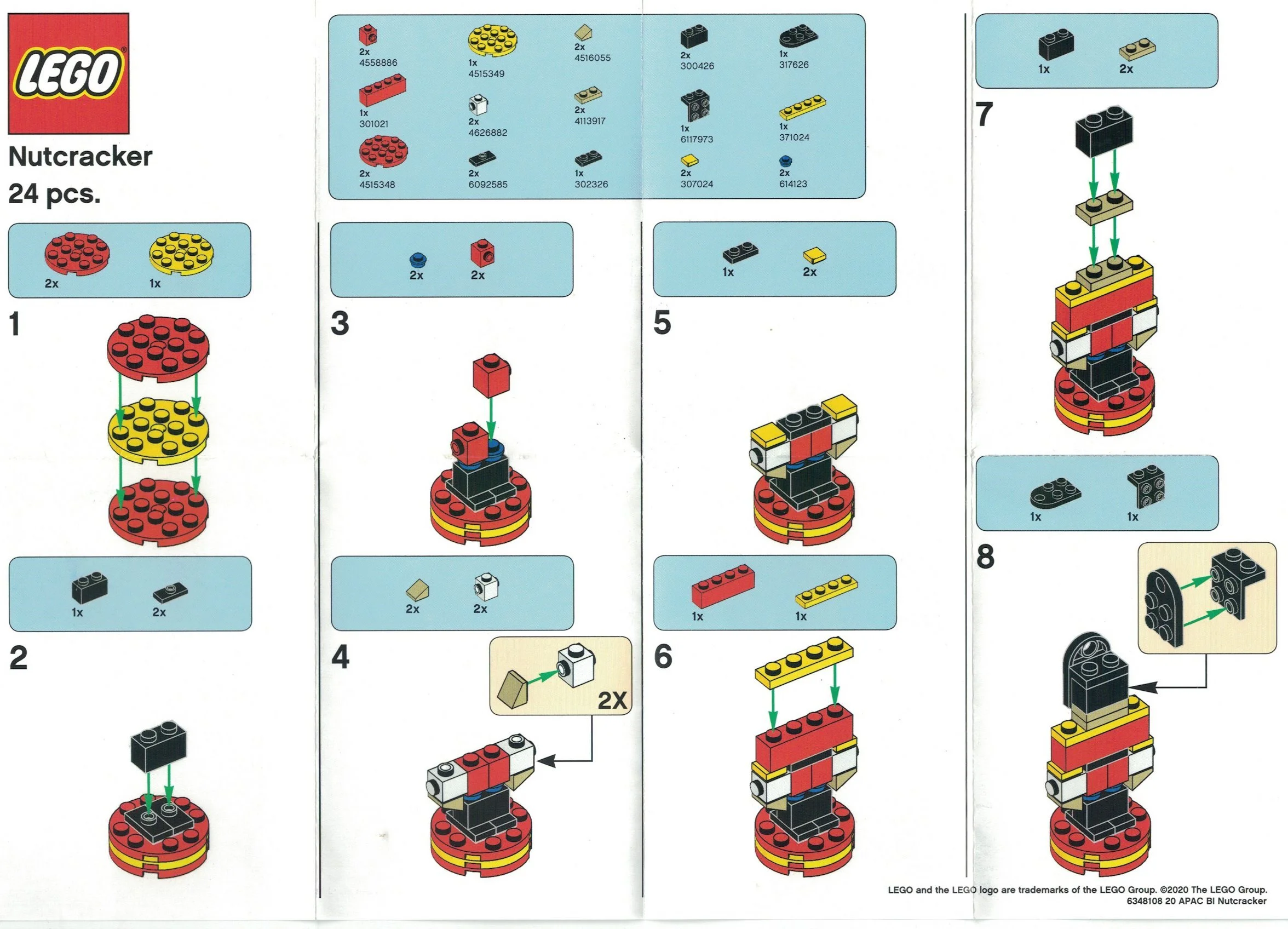 walnut clamps LEGO 6348108 image 1