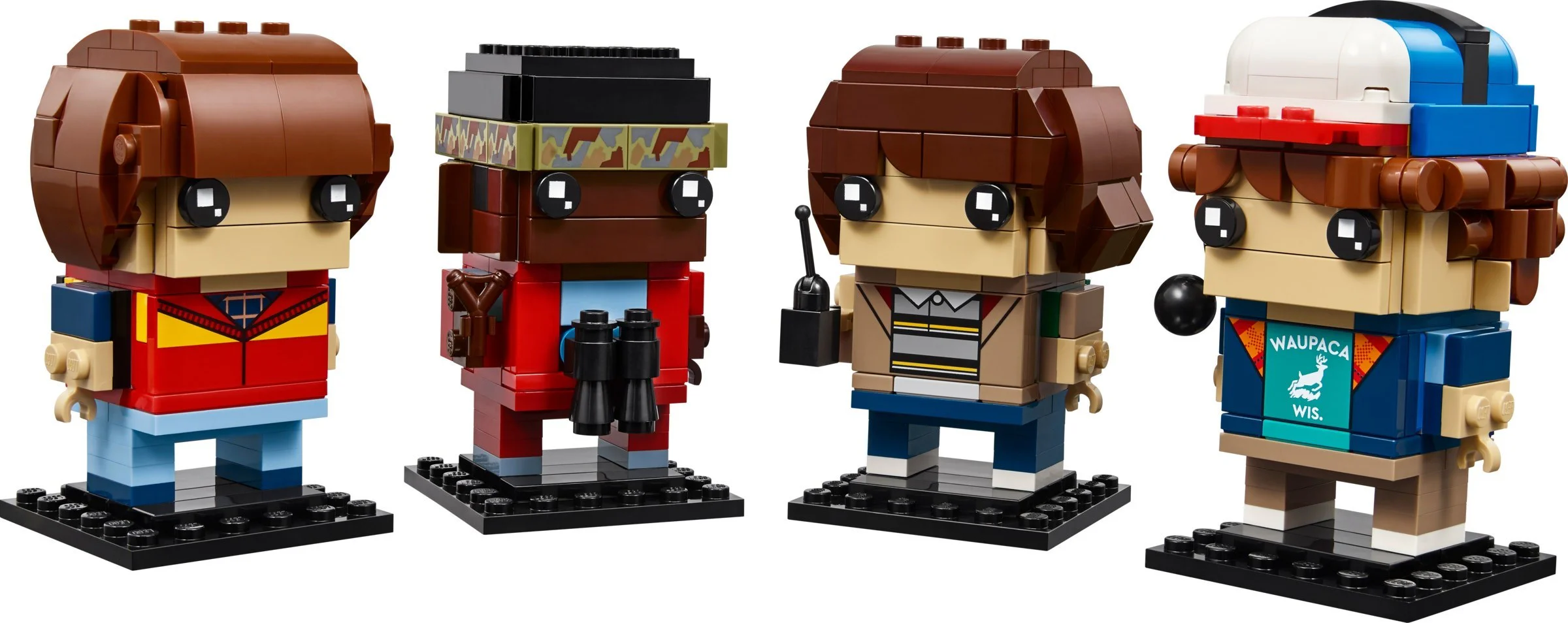 Strange words: Mike, Dustin, Lucas and Will LEGO 40801
