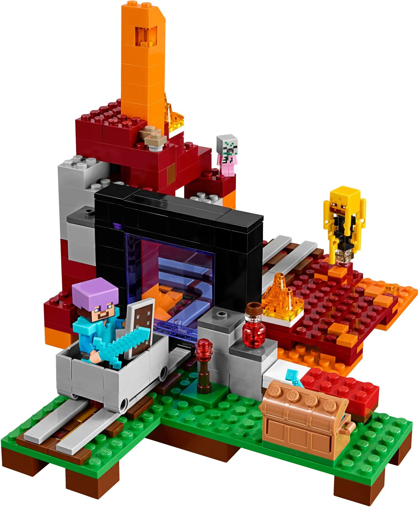 Lego My World: Nether Portal 伯乐星 BLX 81057 image 6