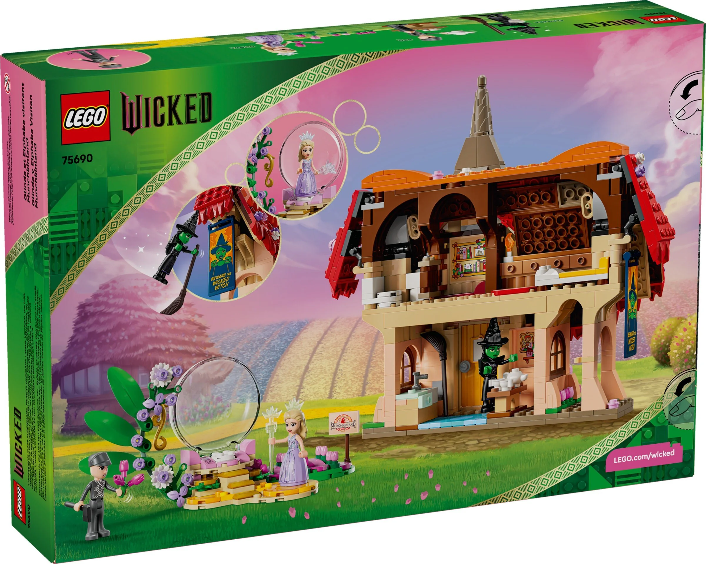 Magical Bad Witch: Glinda & Elphaba Visit Munchkinland LEGO 75690 image 2