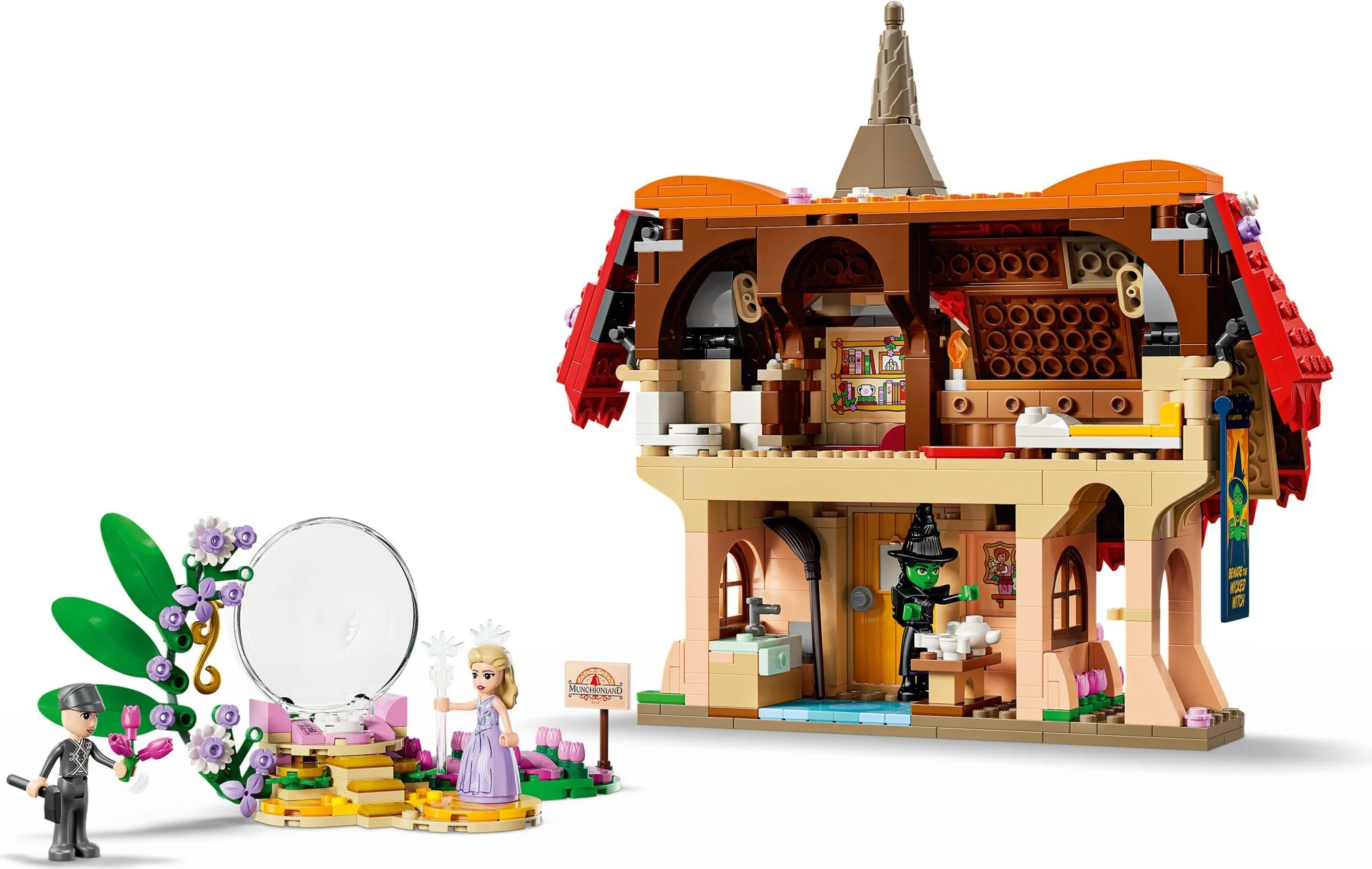 Magical Bad Witch: Glinda & Elphaba Visit Munchkinland LEGO 75690 image 4