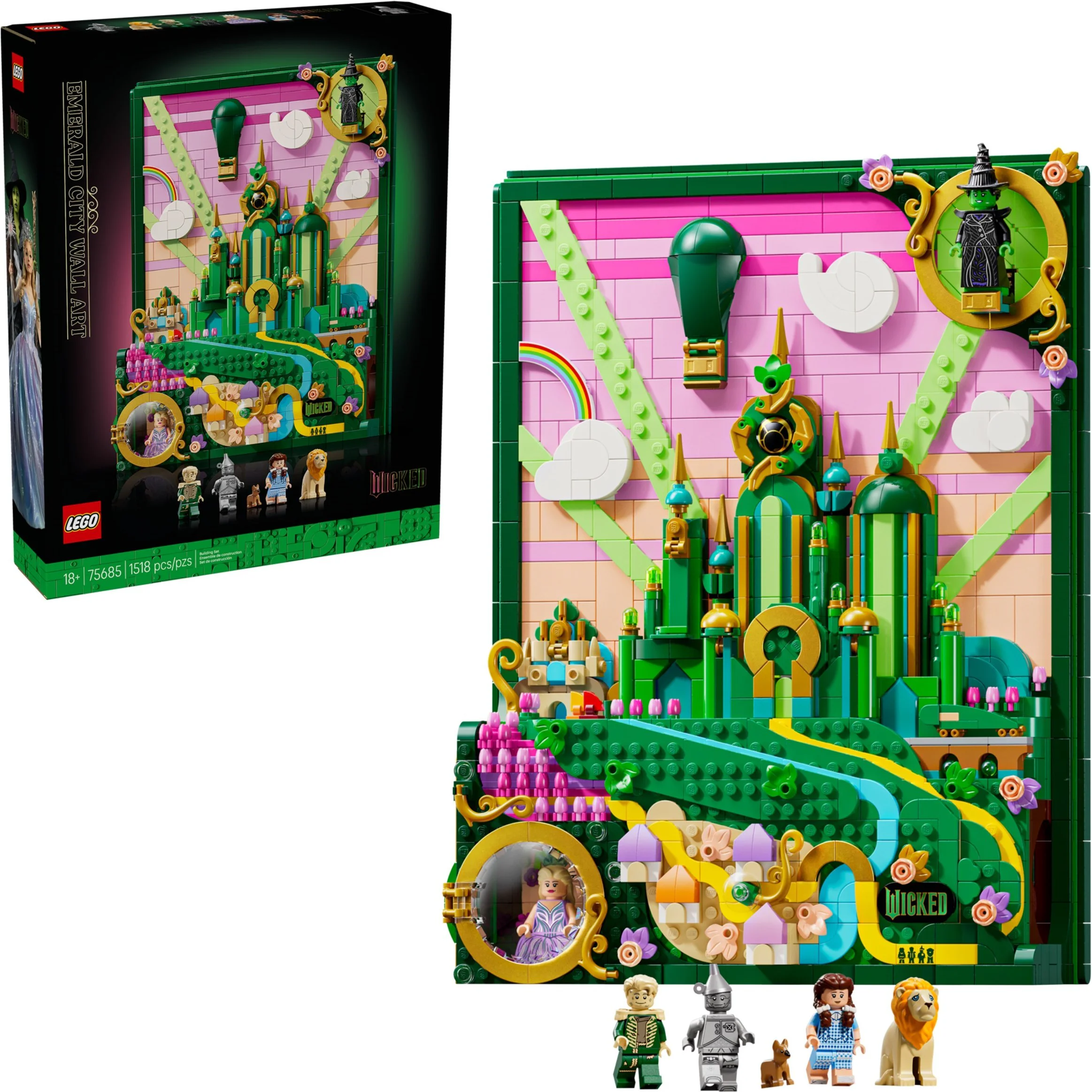 Magical Bad Witch: Emerald City Wall Art LEGO 75685 image 1