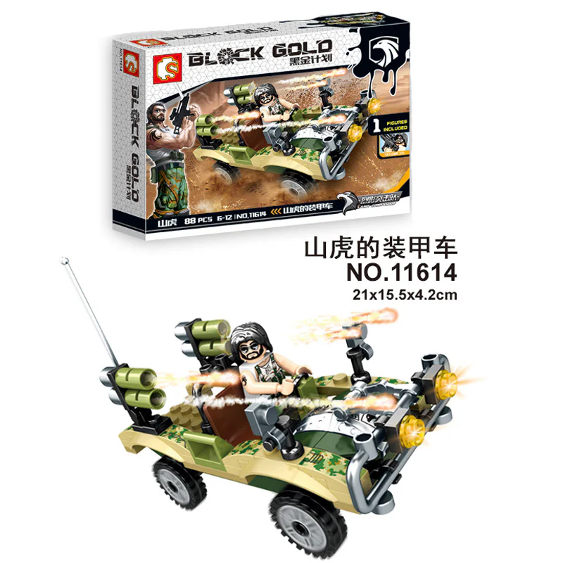 Plan Kurkin: Tiger's Armoured Vehicle 森宝 SEMBO 11614