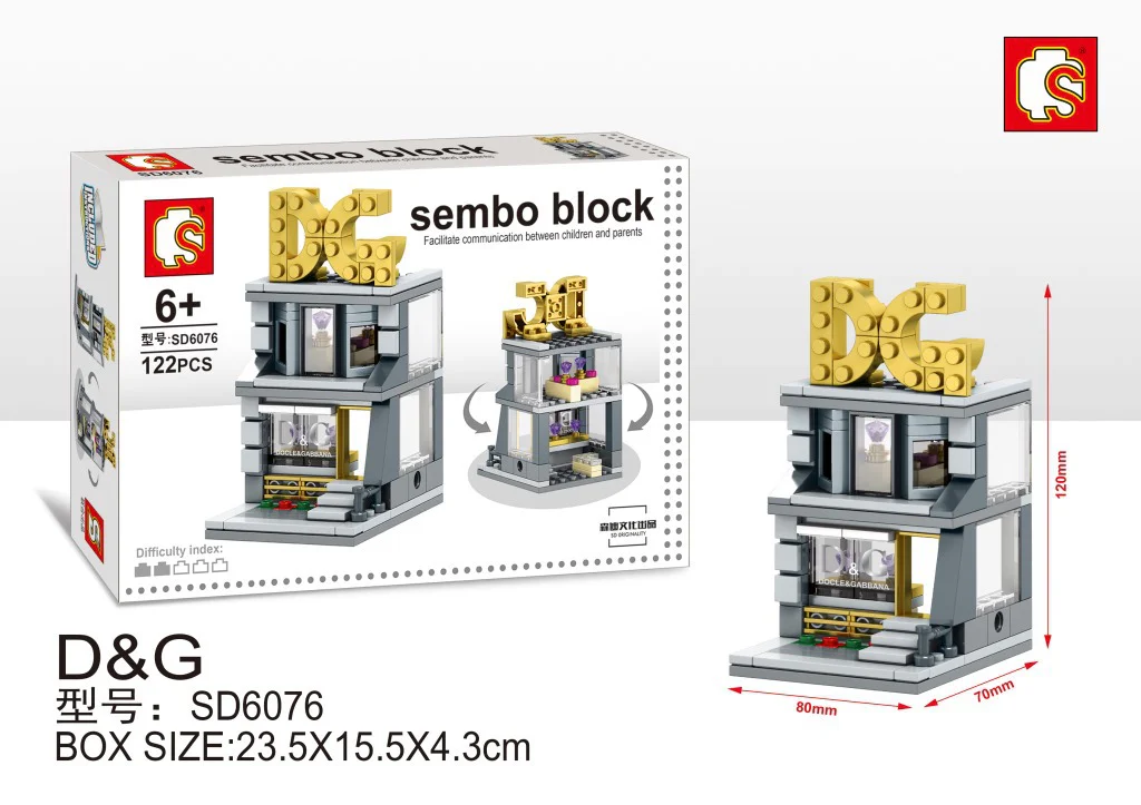 MINI STREET VIEW: D&G 森宝 SEMBO SD6076