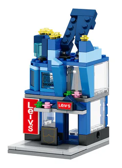 Mini cityscape: Levi's cowboy pants store