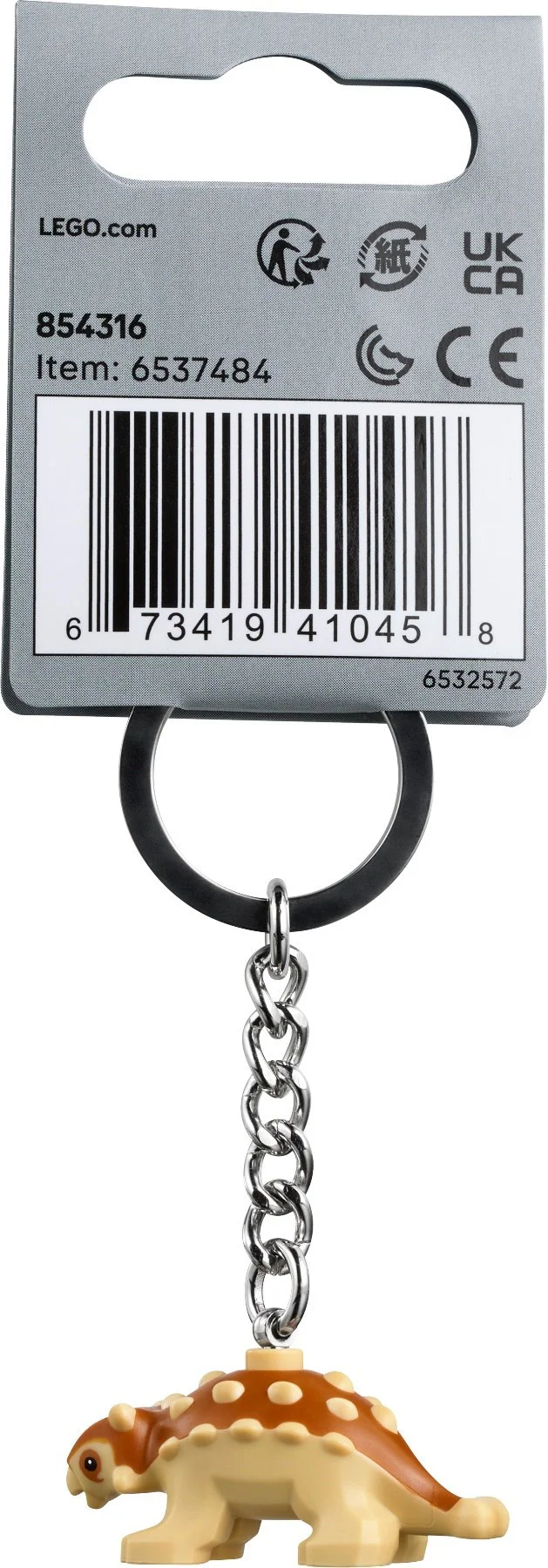 Baby Ankylosaurus Key Chain LEGO 854316 image 2
