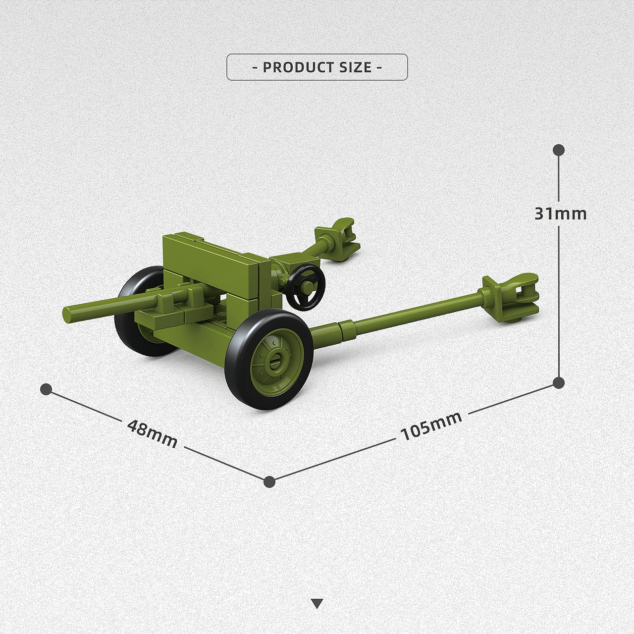 M3 37mm AT GUN Doge Beep WC52 QUANGUAN 300013 image 5
