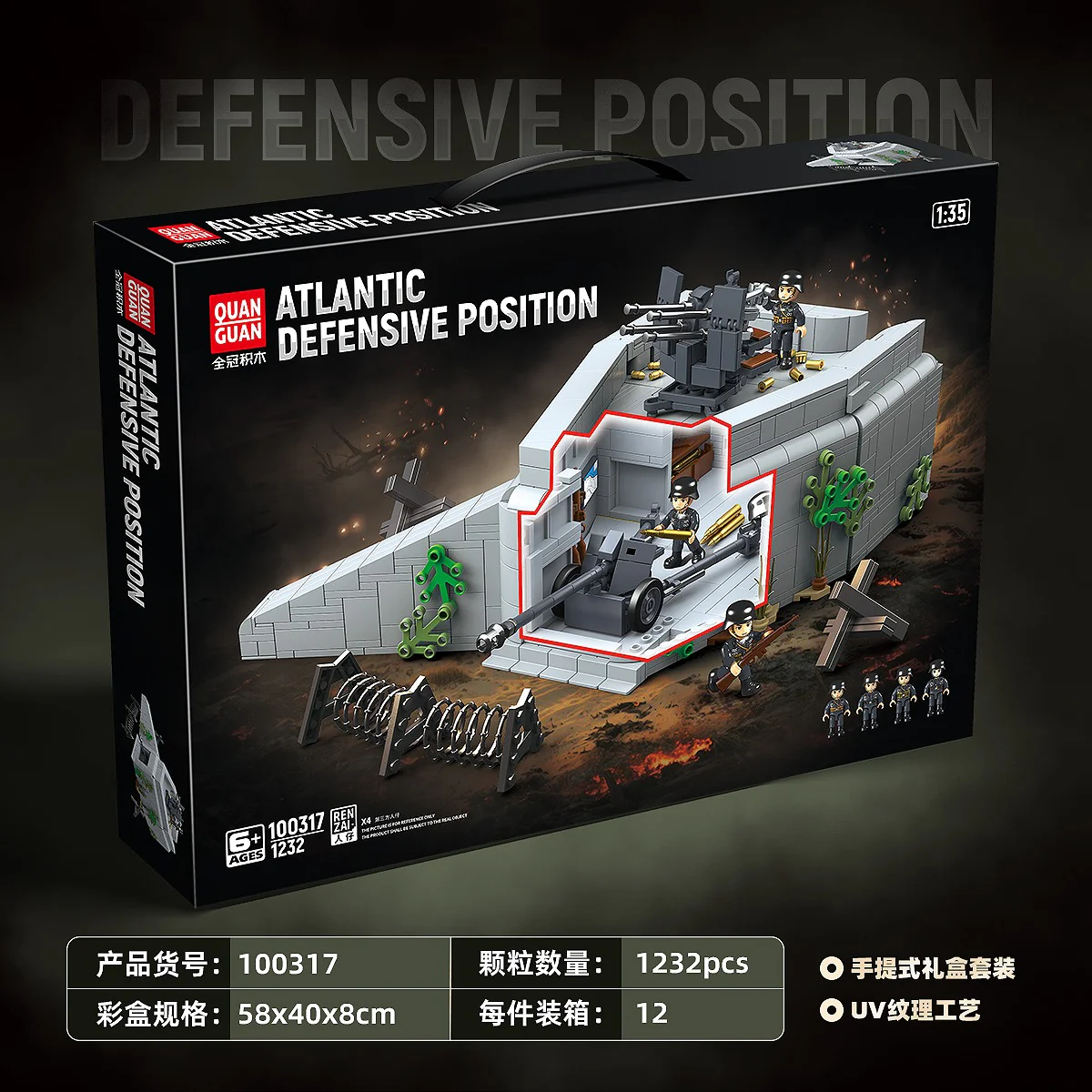 Atlantic fort 1:35 QUANGUAN 100317 image 2