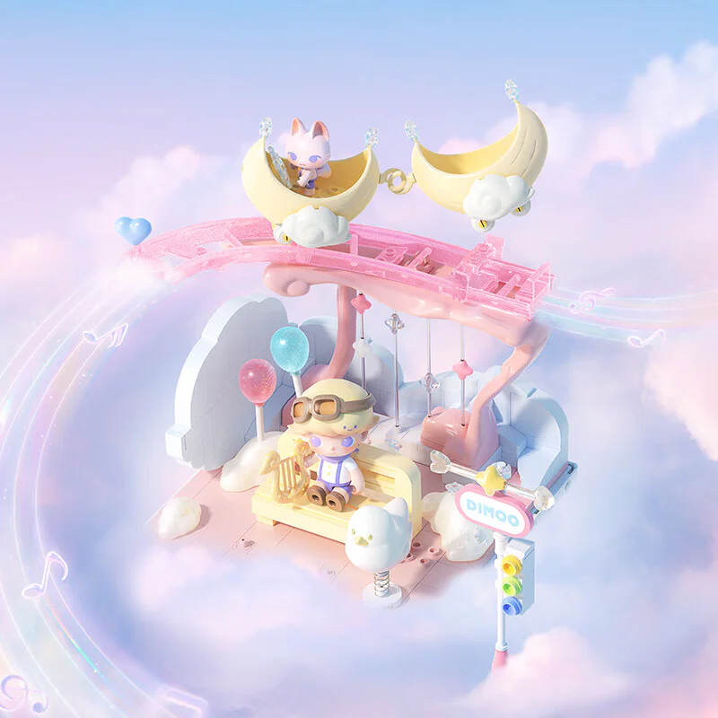 DIMOO Dream Melody：Crescent Moon Racer 泡泡玛特 P10015 image 1