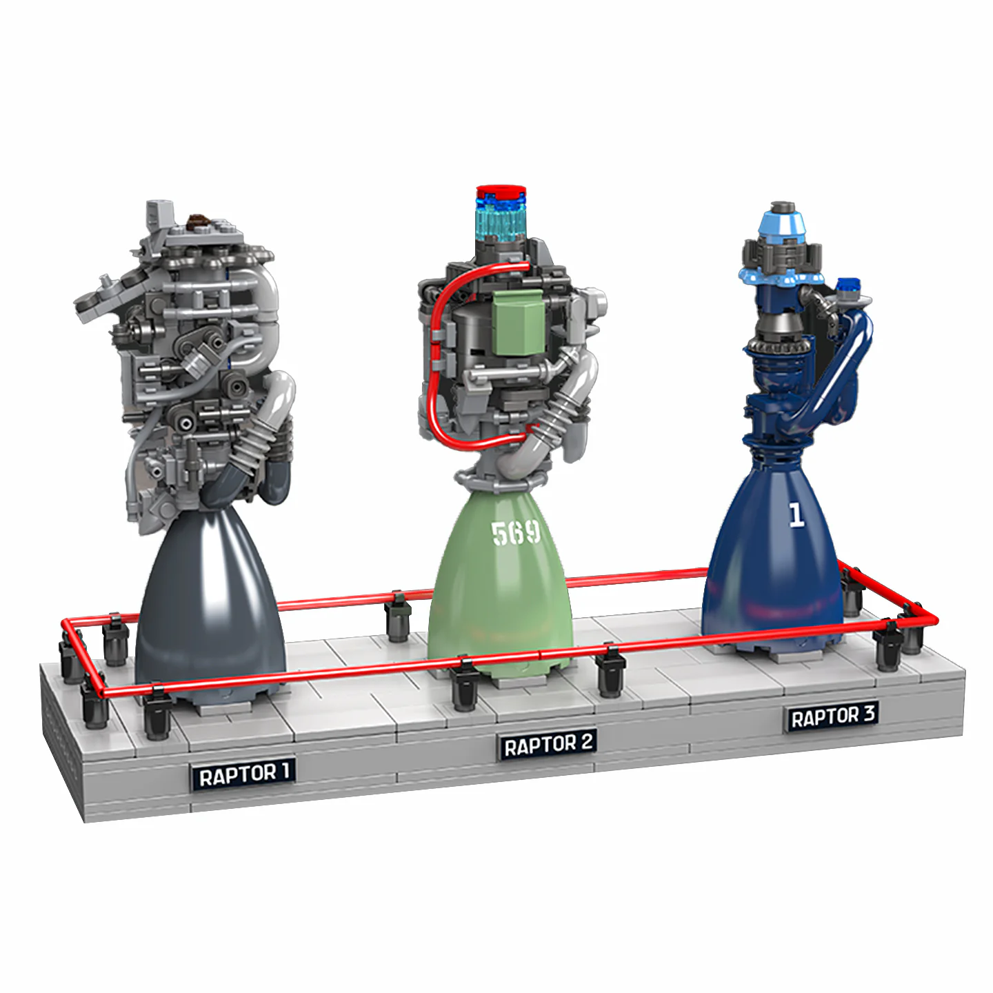 Raptor Rocket Engine MOULDKING 10247