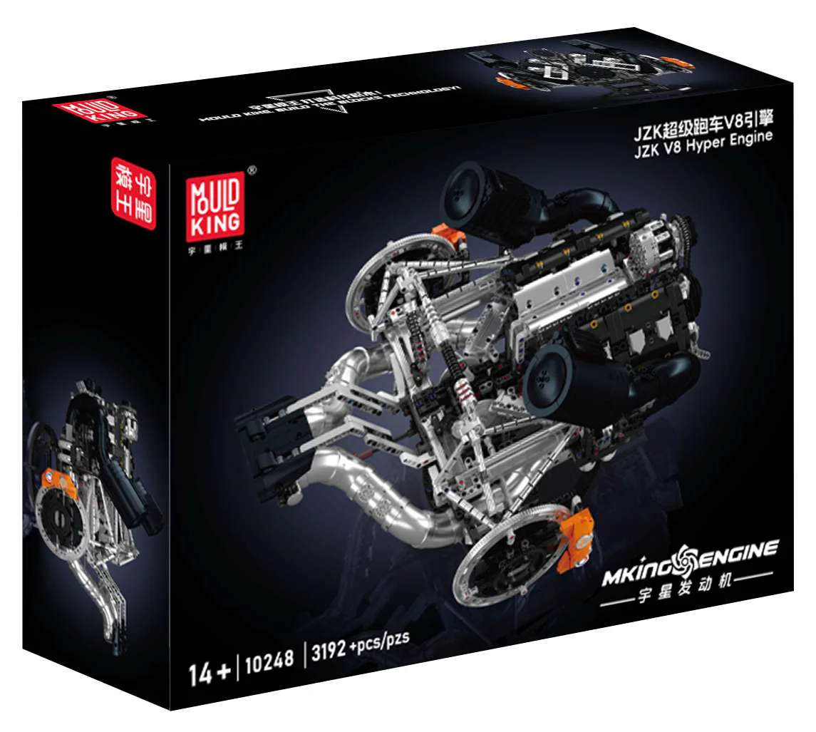 JZK V8 Hyper Engine MOULDKING 10248 image 1