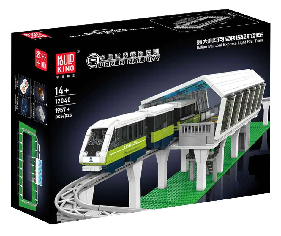 Italian Marconi Fast Track Train MOULDKING 12040 image 1